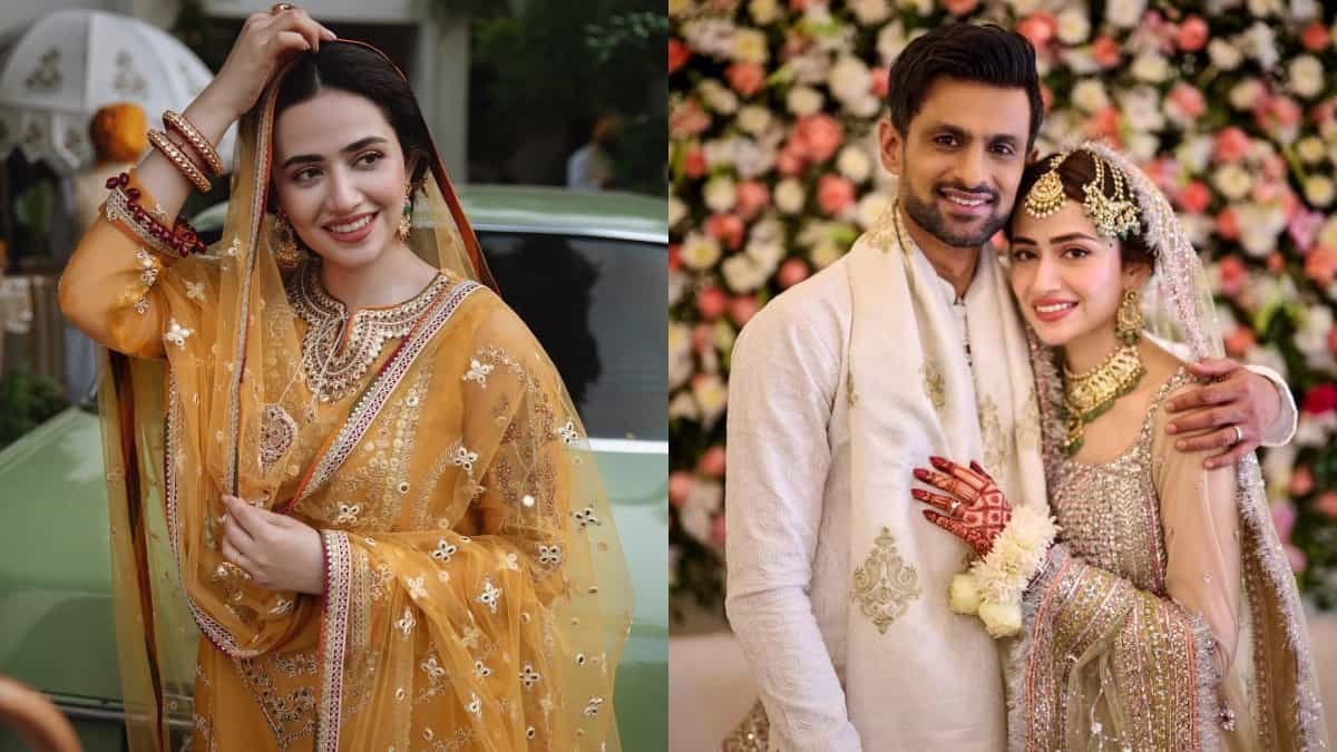 Shoaib Malik ties the knot with Pakistani actor Sana Javed amidst rumors of separation from Sania Mirza.